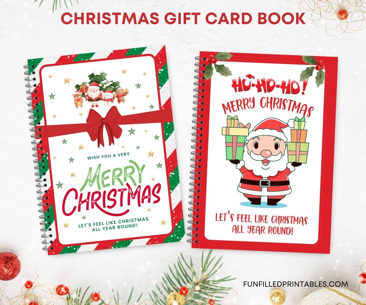 christmas gift card book