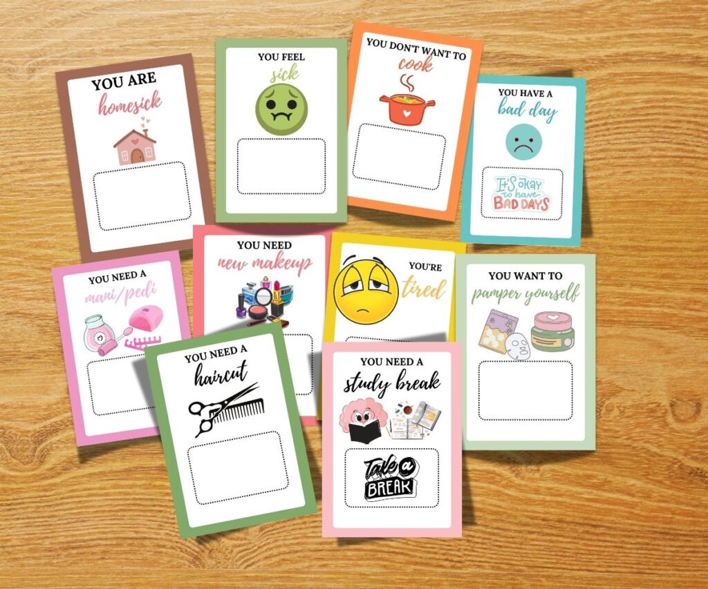 College Gift Card Book Printable