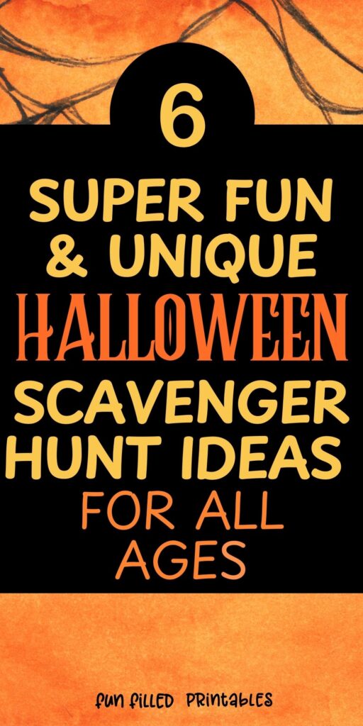 SUPER FUN & Unique Halloween Scavenger Hunt Ideas for all ages