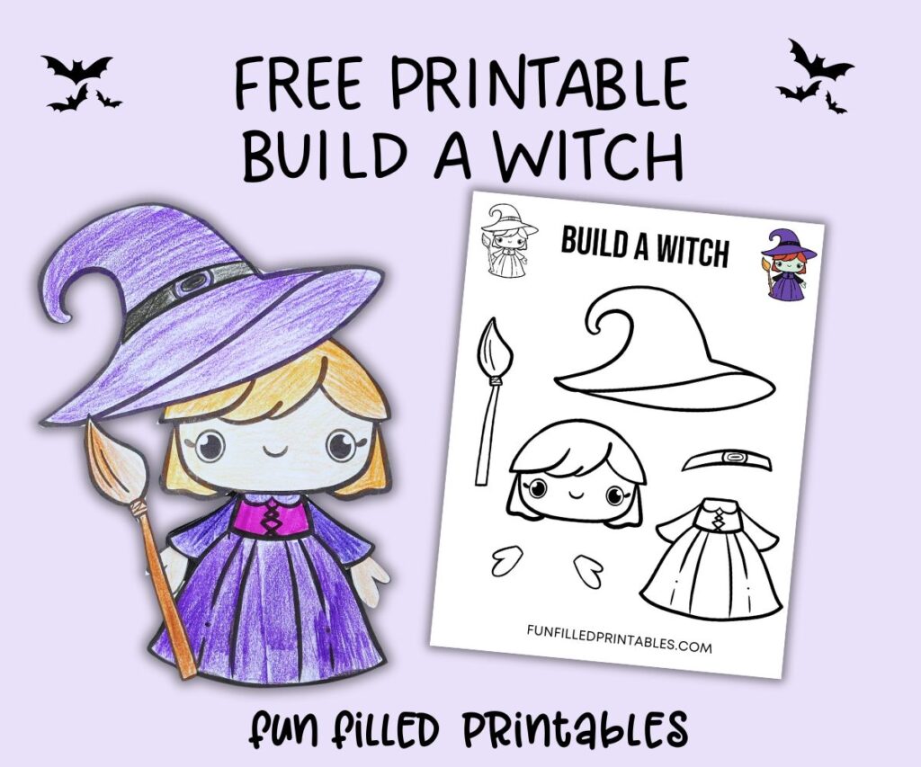 build a witch printable free