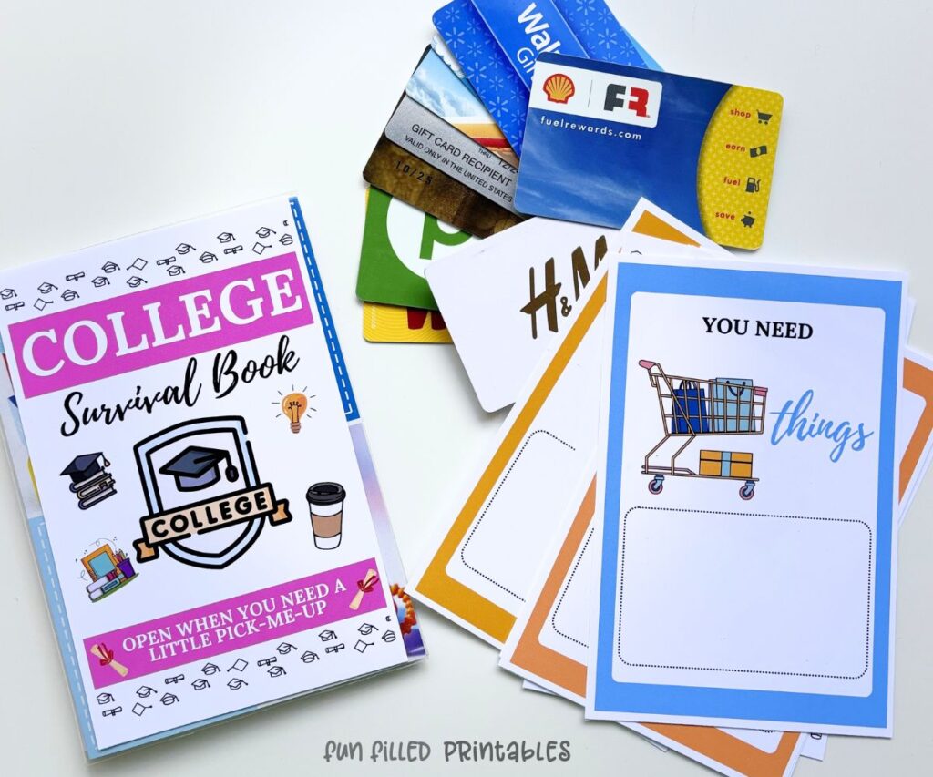 college gift card book printable
