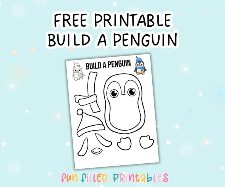 free printable build a penguin