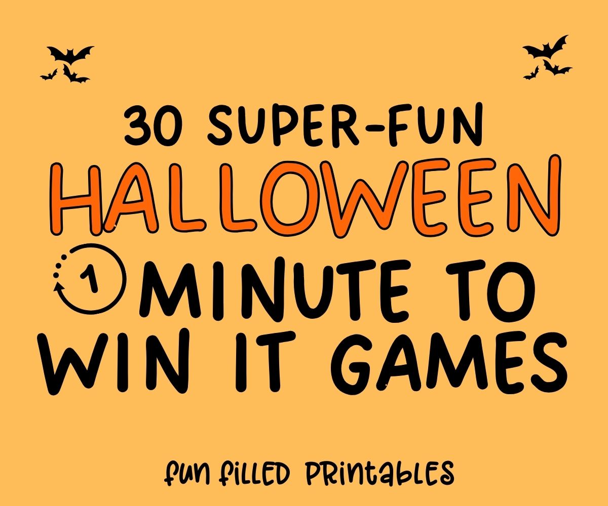 fun halloween minute to win it games