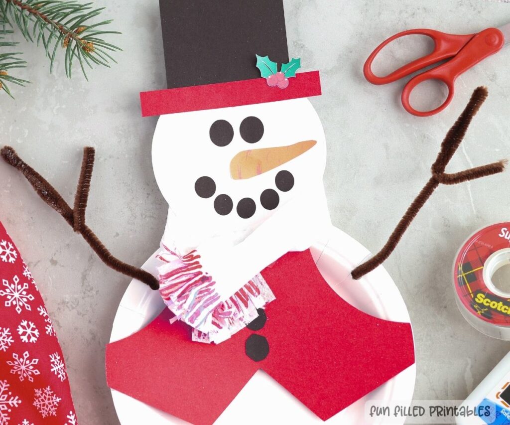 diy Snowman craft for kids