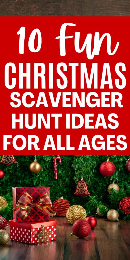 CHRISTMAS SCAVENGER HUNT IDEAS