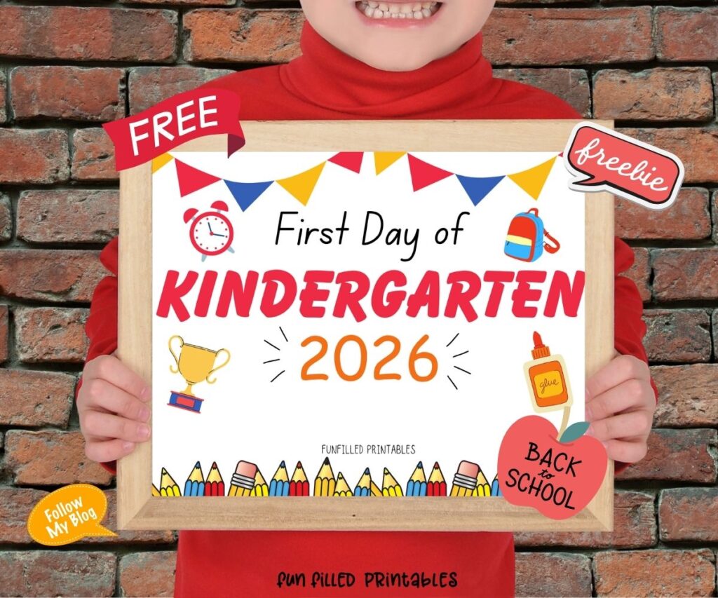 Free First Day of School Sign Printable