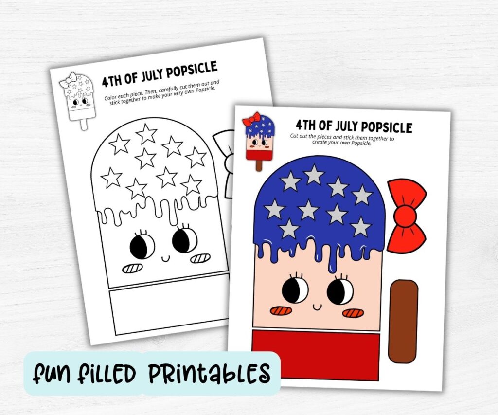 4TH OF JULY POPSICLE CRAFT