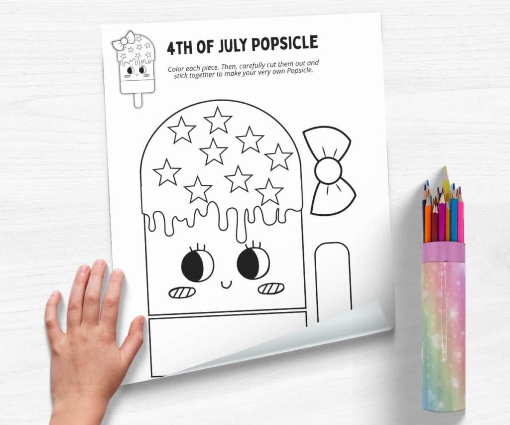 4TH OF JULY POPSICLE CRAFT