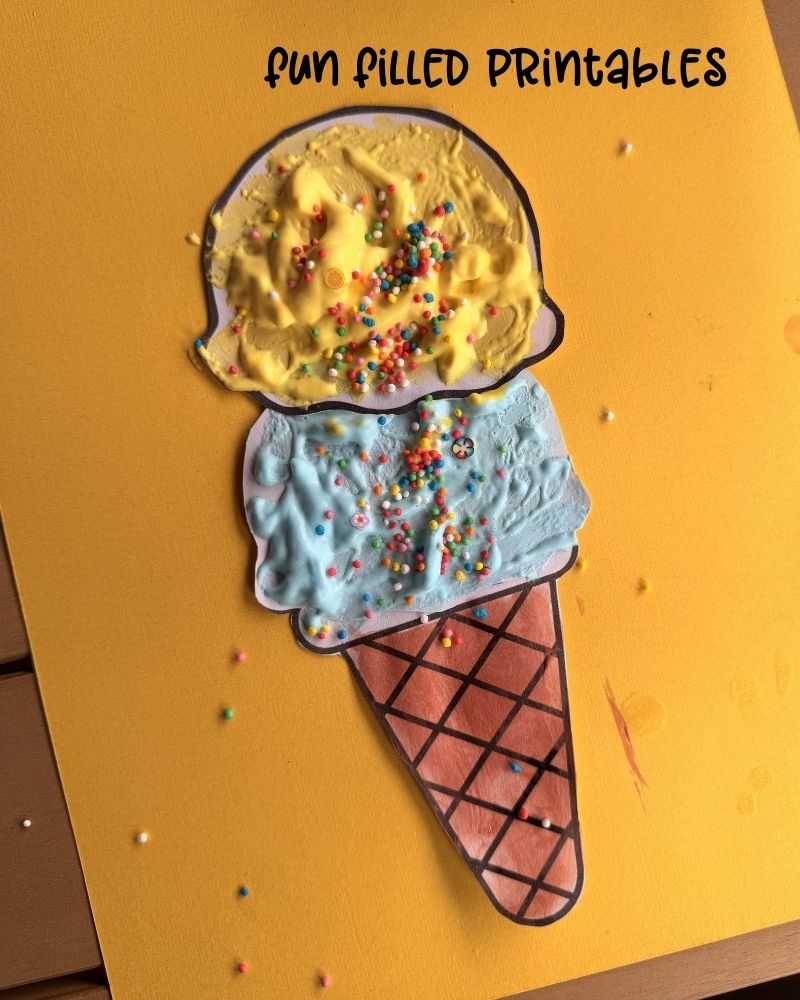 puffy paint ice cream
