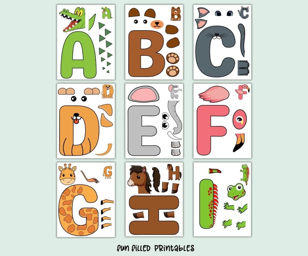 abc animal crafts