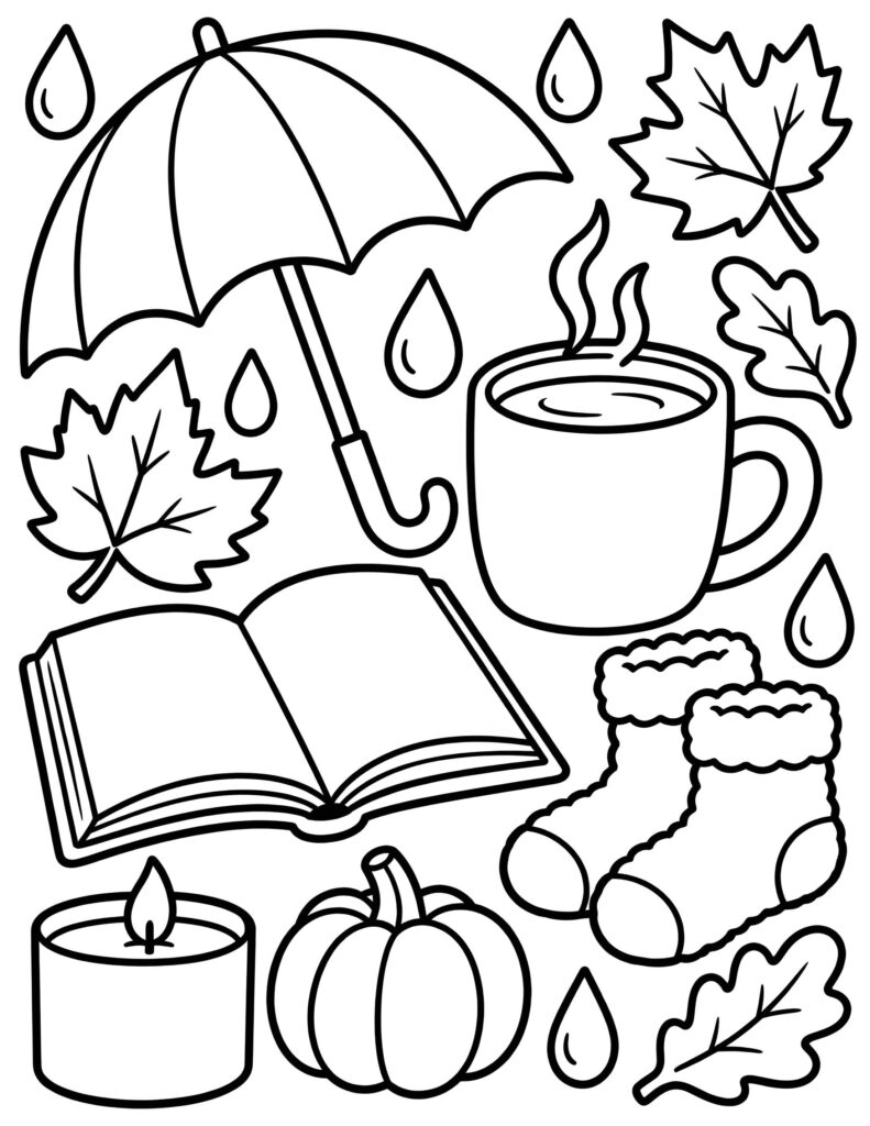 Cozy Fall Coloring Pages005