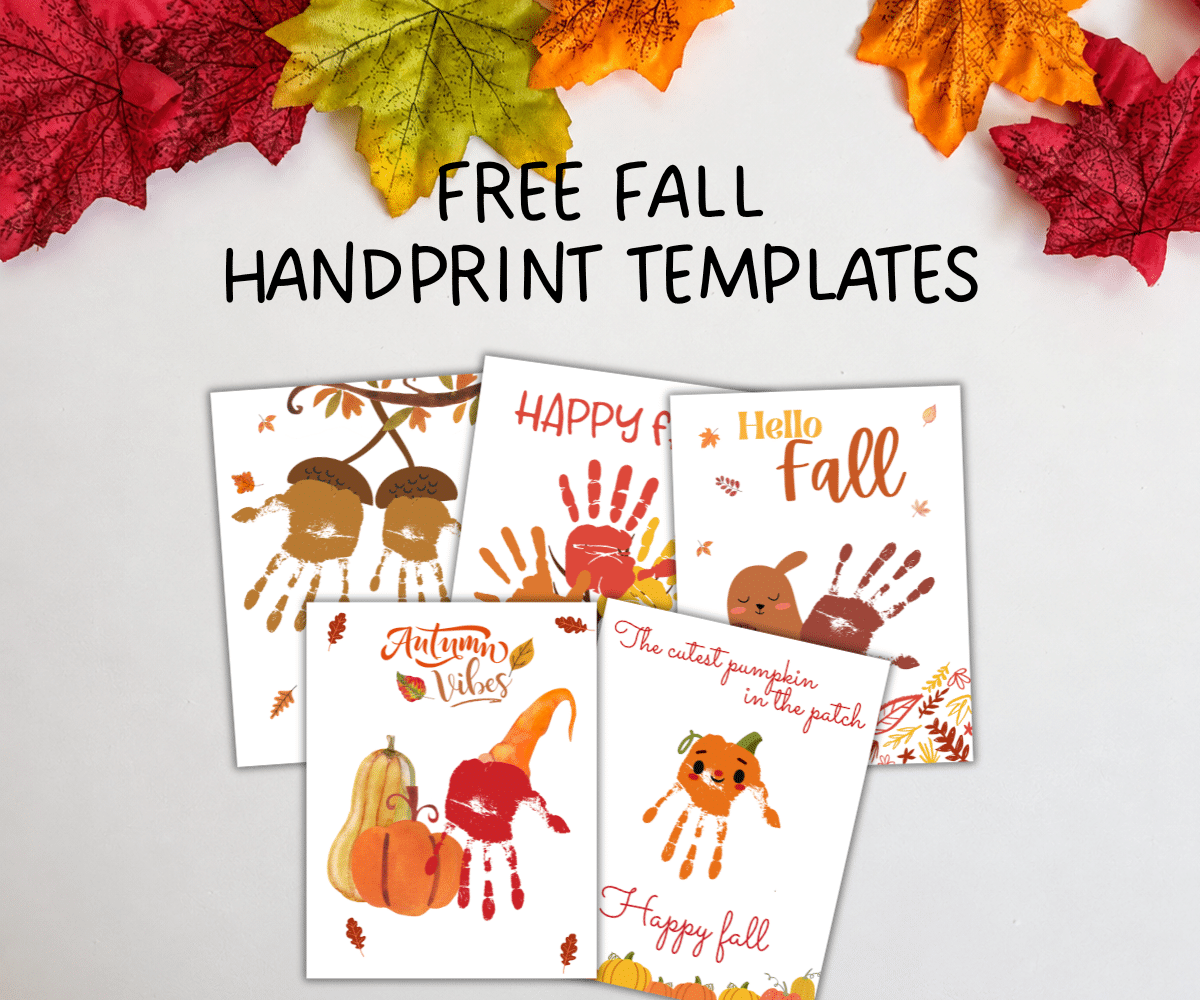 fall handprint crafts for kids