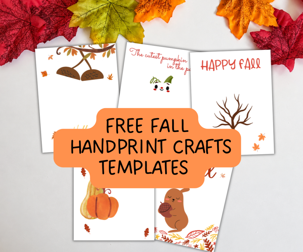 fall handprint templates