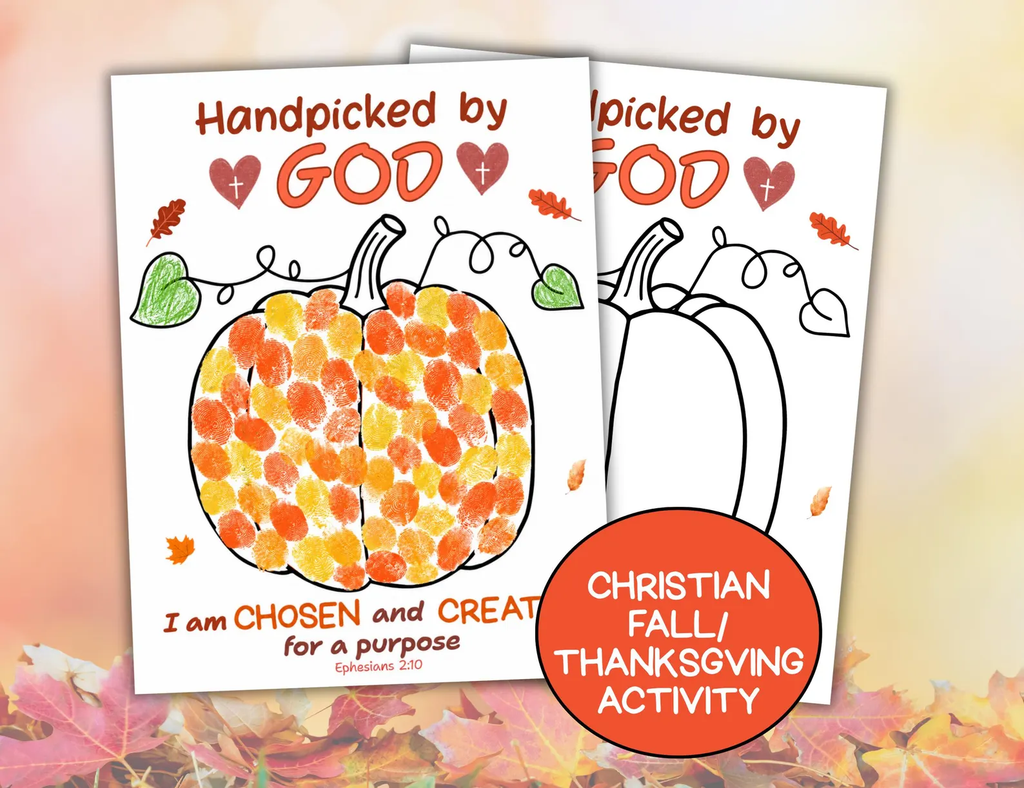 Handpicked by God Pumpkin Fingerprint 
