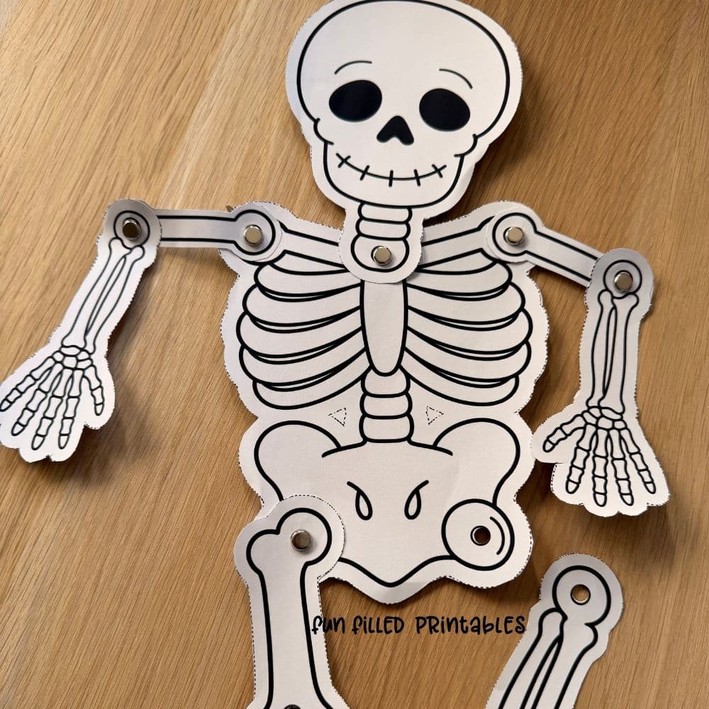 printable skeleton craft
