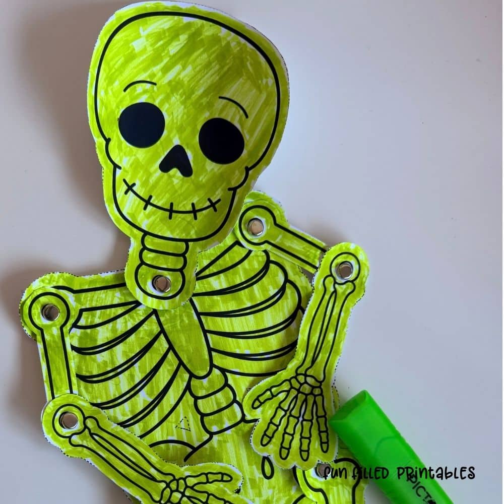 skeleton craft for kids