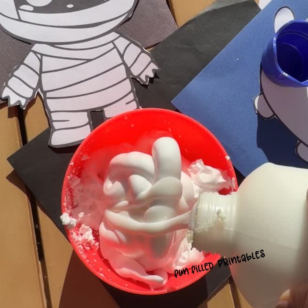 Halloween Puffy Paint Crafts