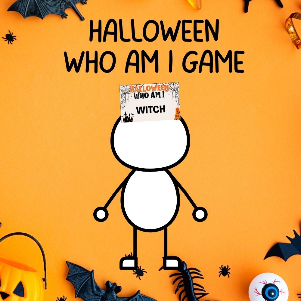 fun HALLOWEEN who am i game printable