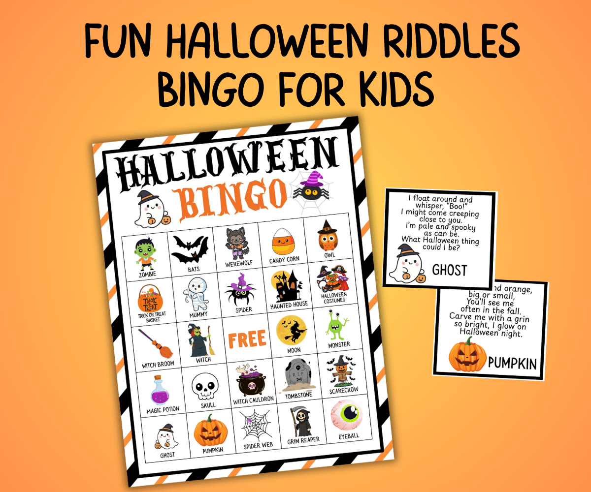halloween riddles bingo
