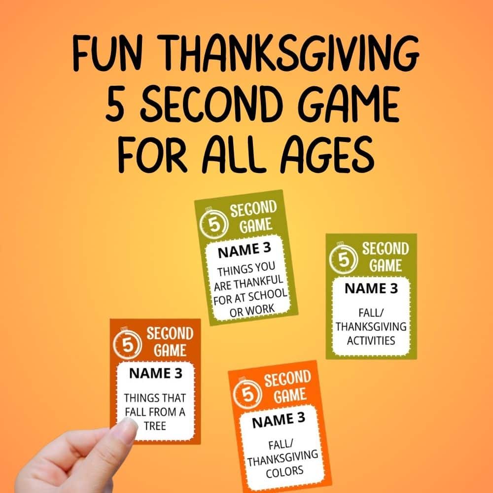 thanksgiving 5 second game